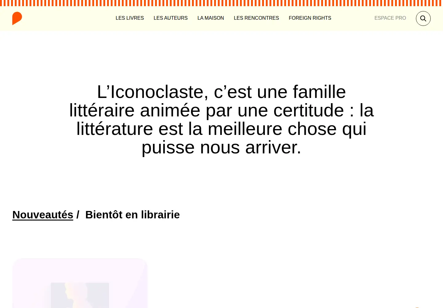 Screenshot of editions-iconoclaste.fr