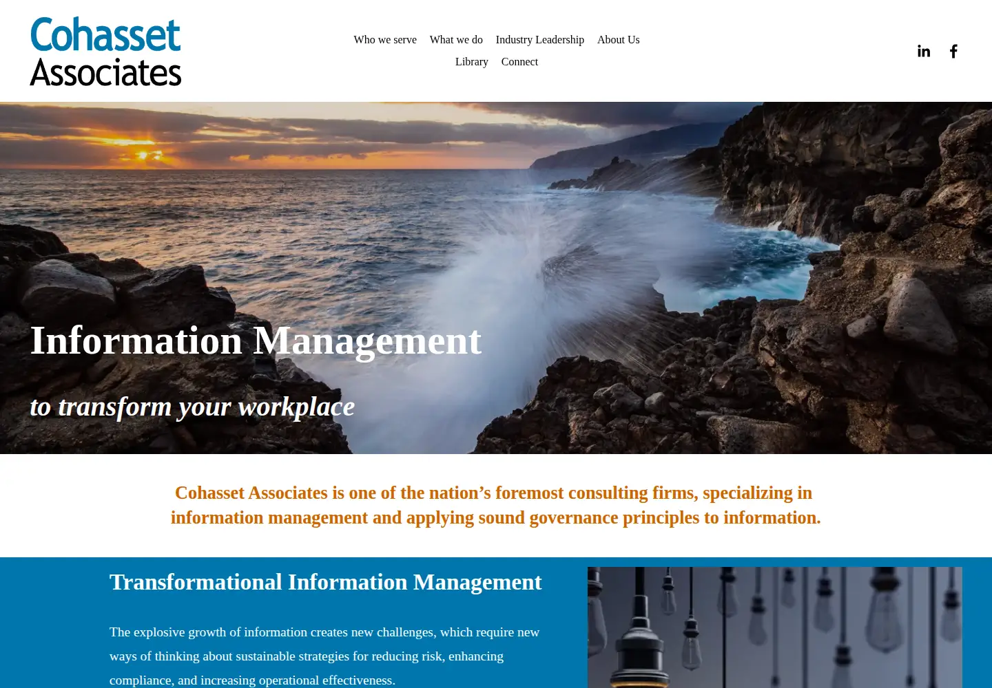Screenshot of cohasset.com