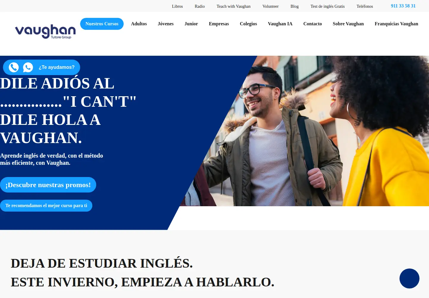 Screenshot of grupovaughan.com
