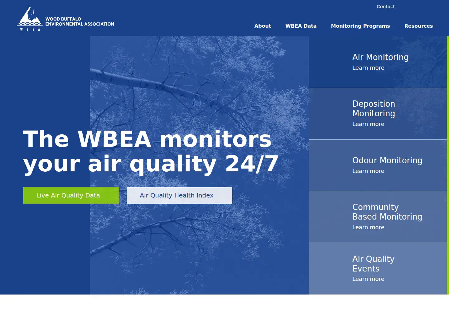 Screenshot of wbea.org