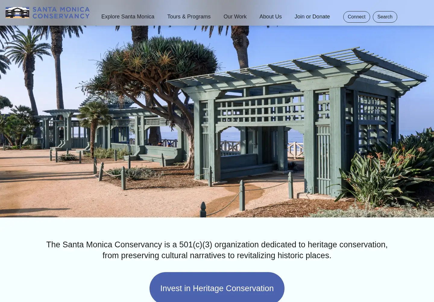 Screenshot of smconservancy.org