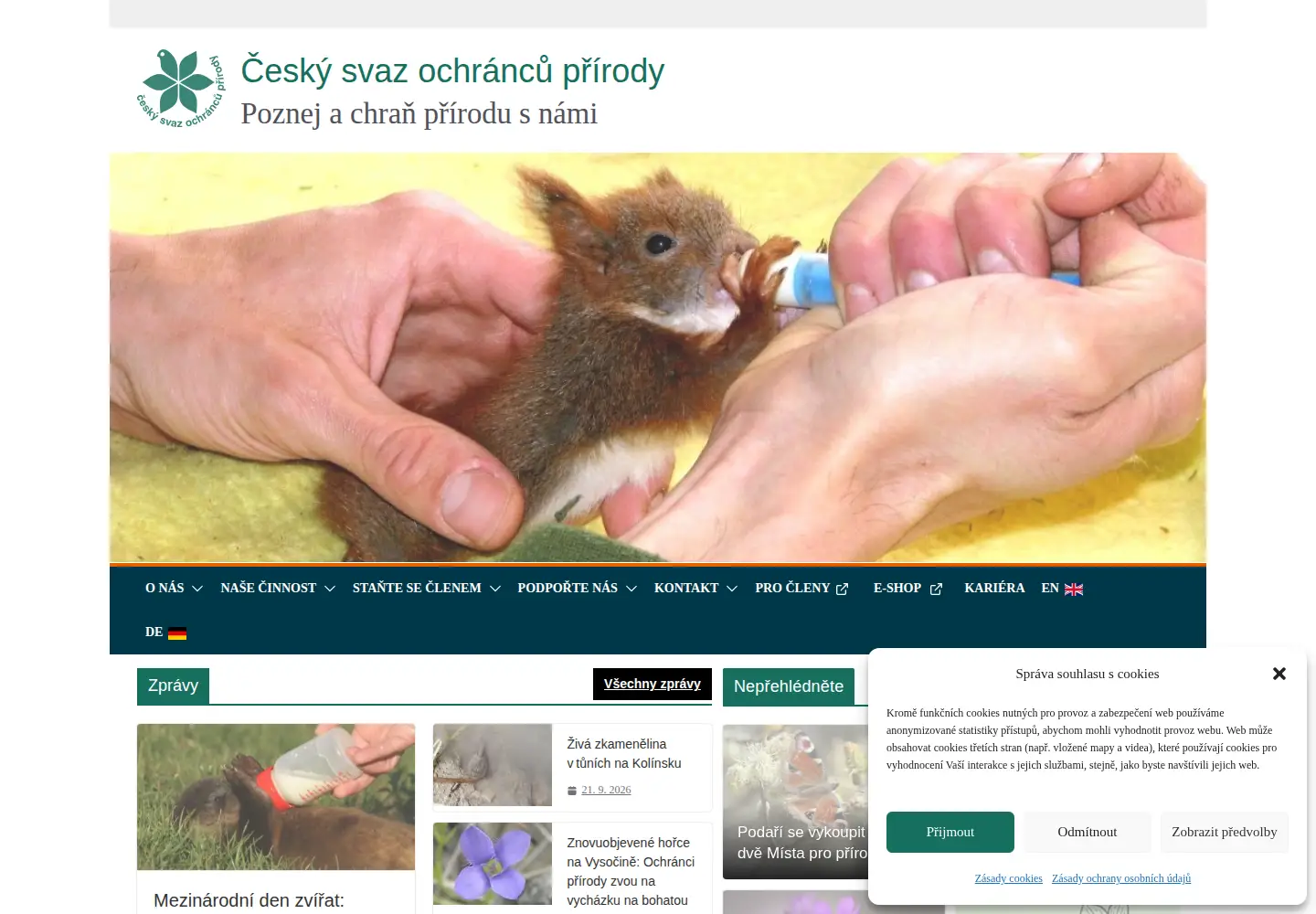 Screenshot of csop.cz