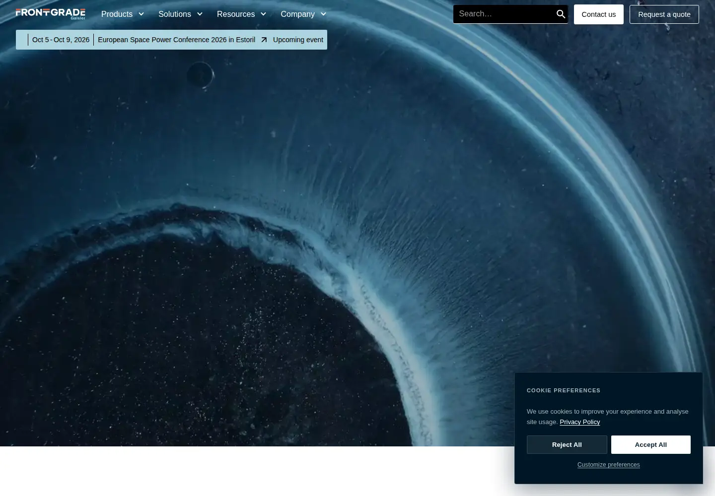 Screenshot of gaisler.com