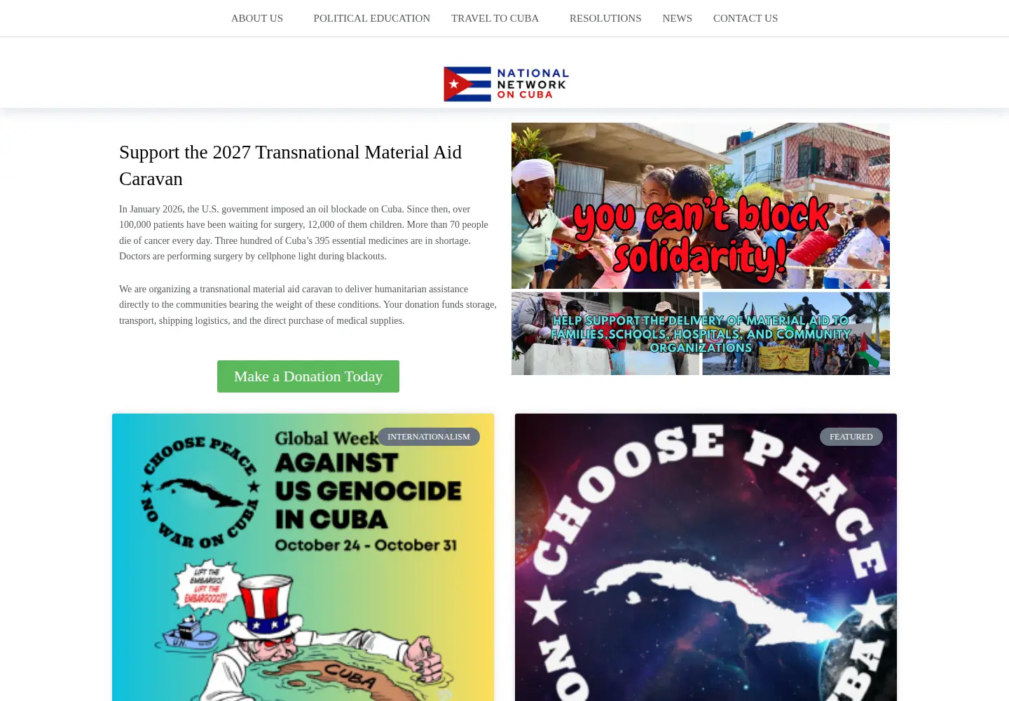 Screenshot of nnoc.org