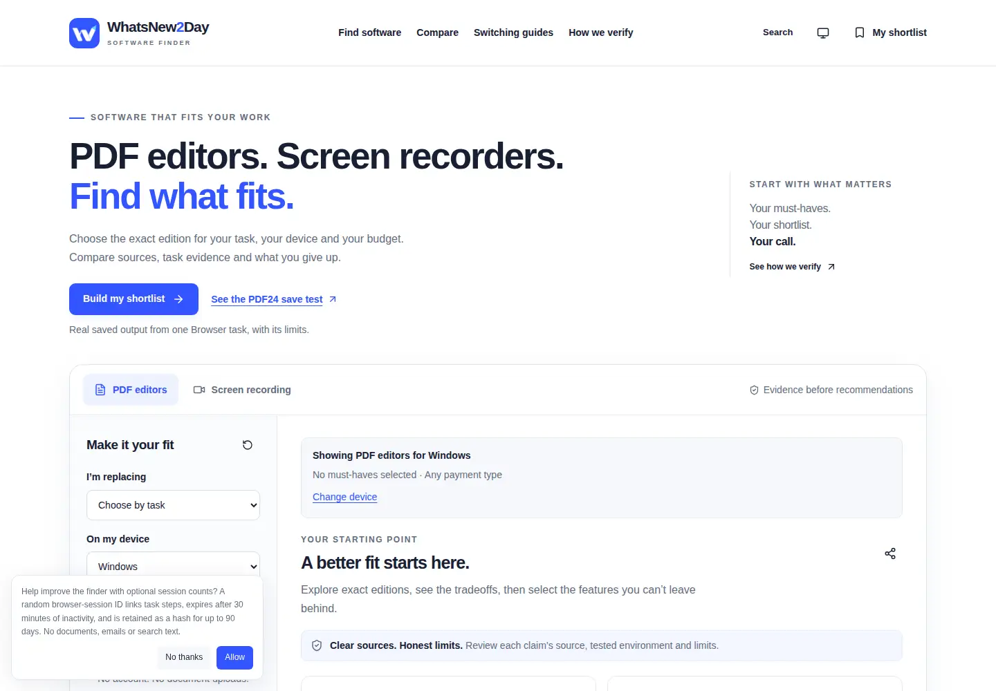 Screenshot of whatsnew2day.com