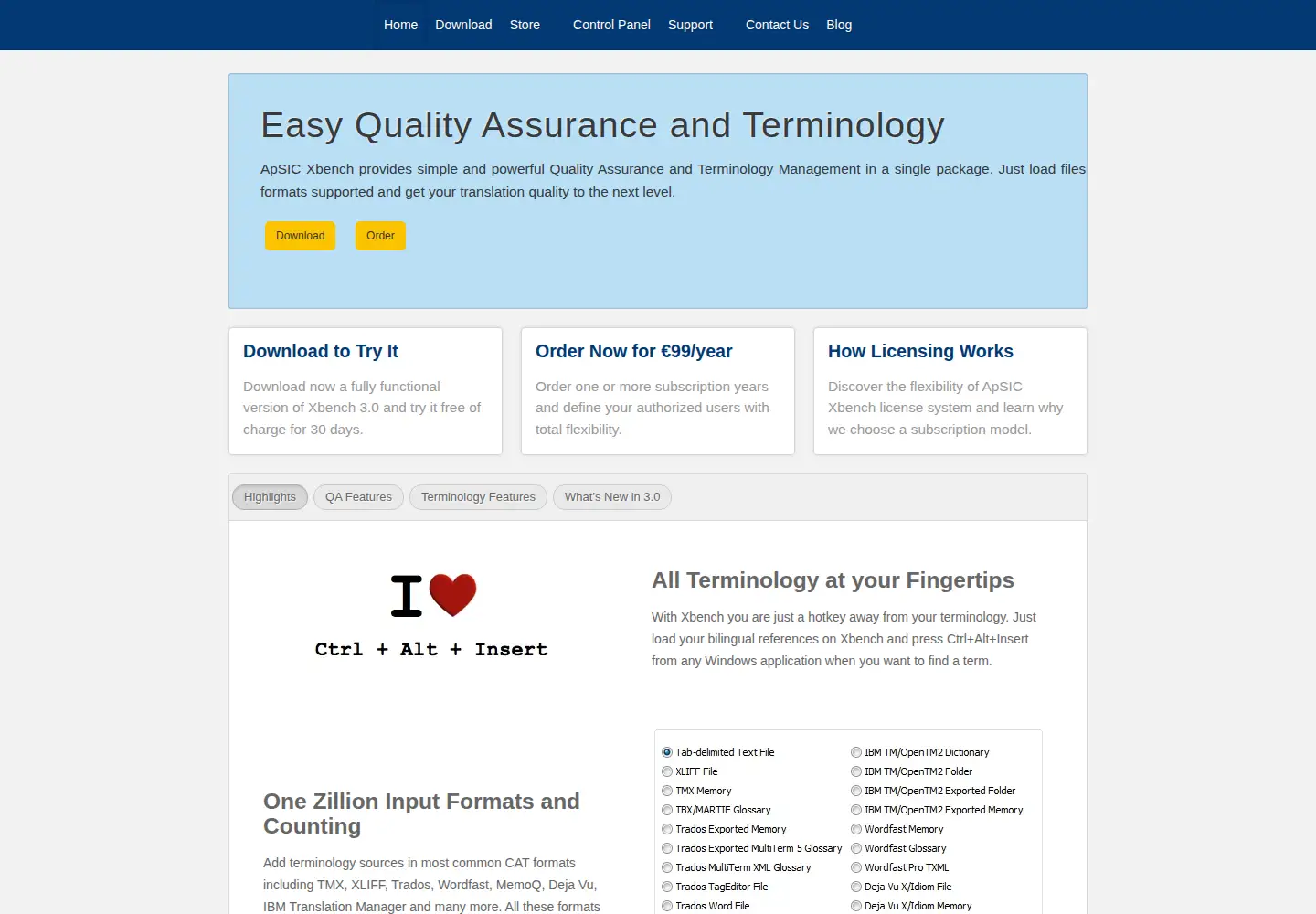 Screenshot of xbench.net