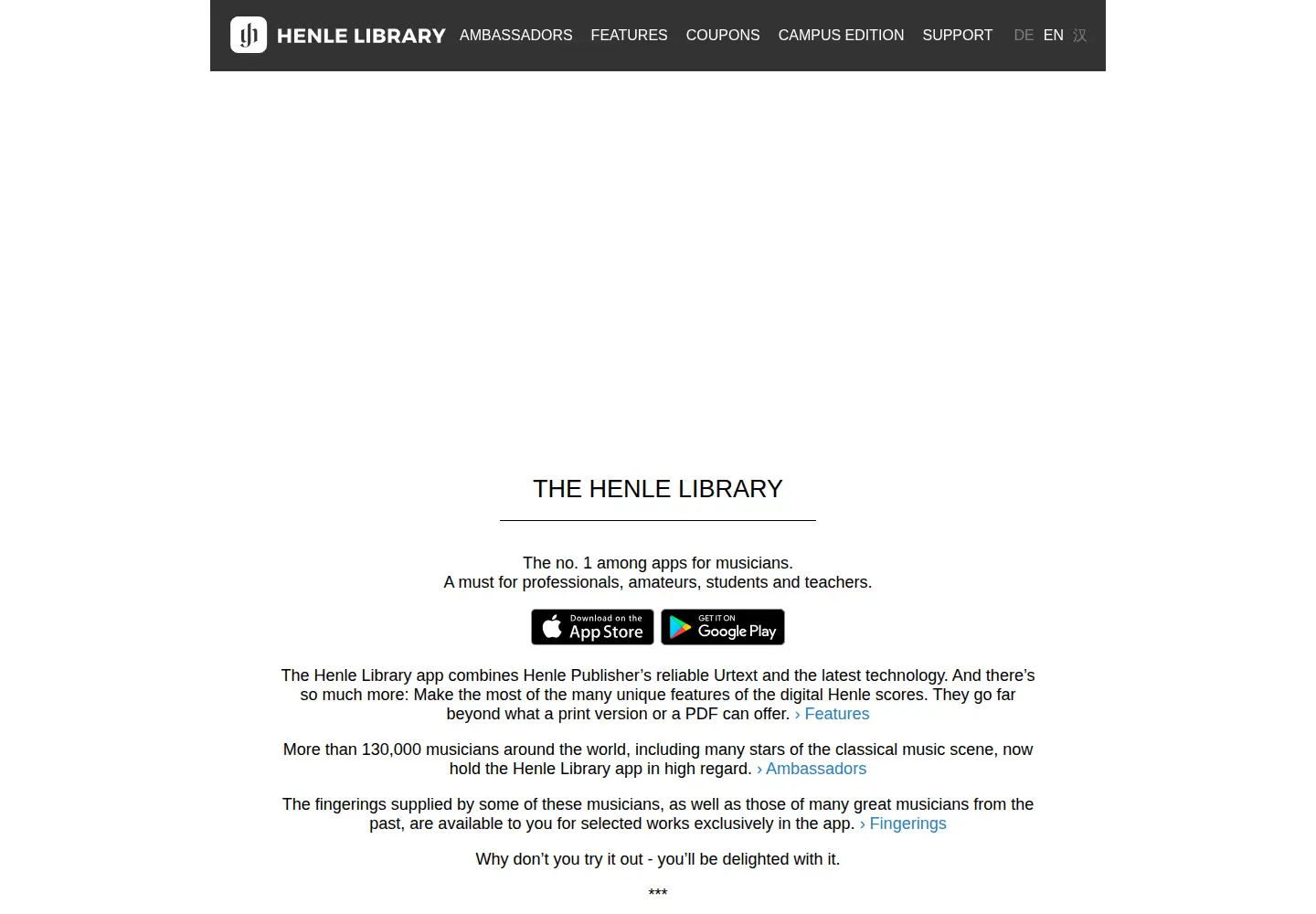 Screenshot of henle-library.com