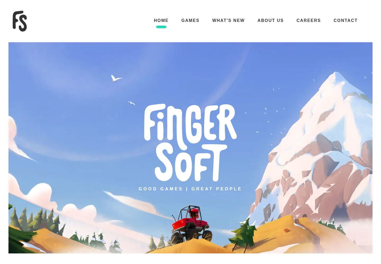 Screenshot of fingersoft.com