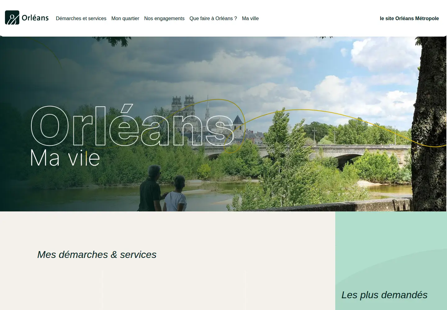 Screenshot of orleans.fr