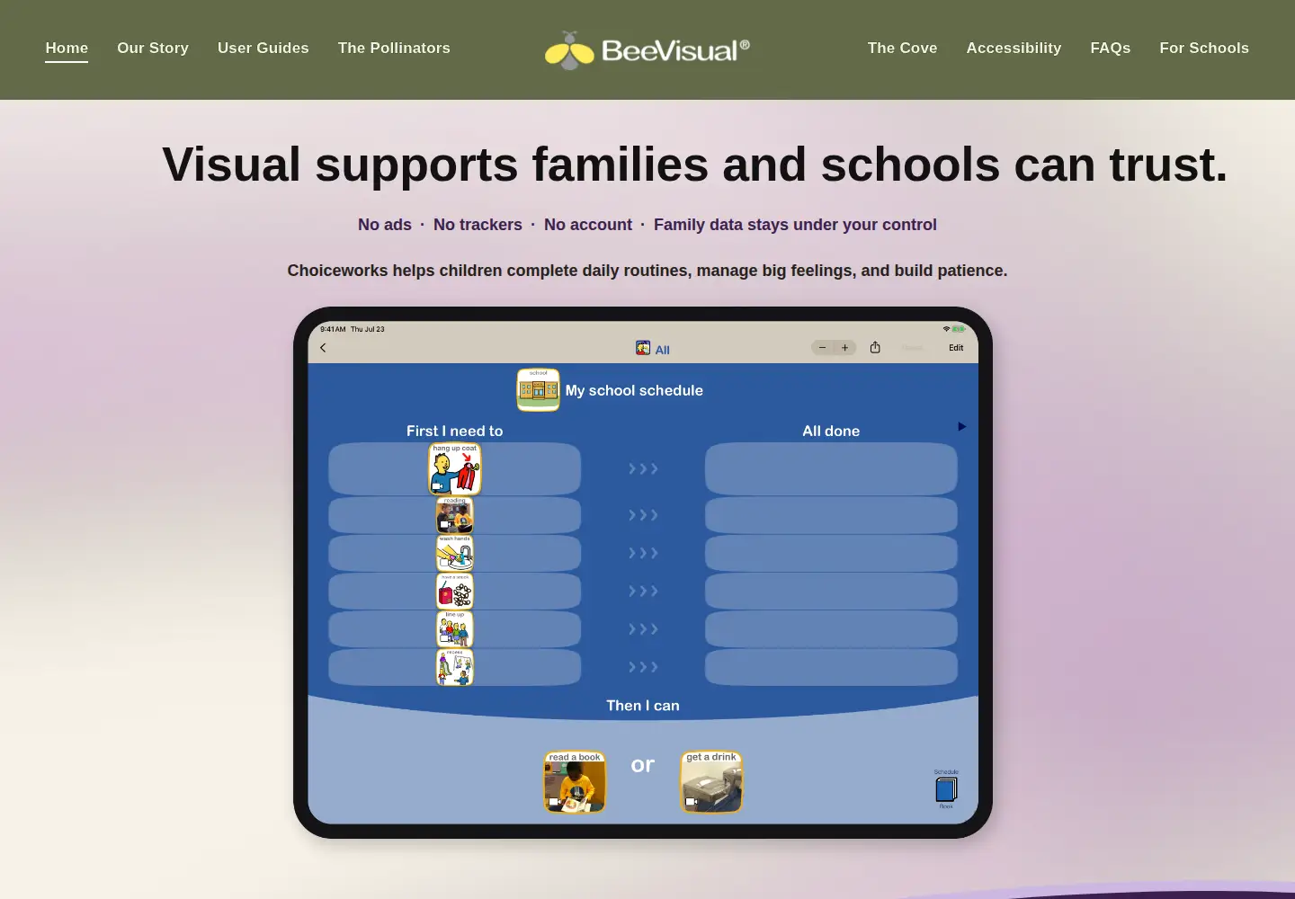 Screenshot of beevisual.com