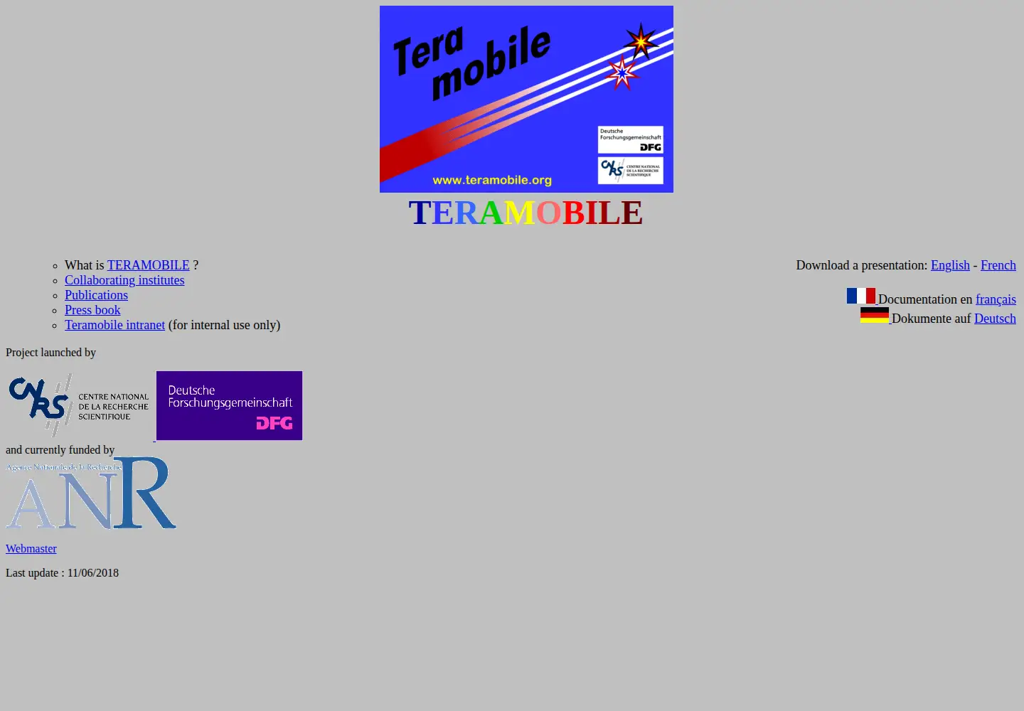 Screenshot of teramobile.org