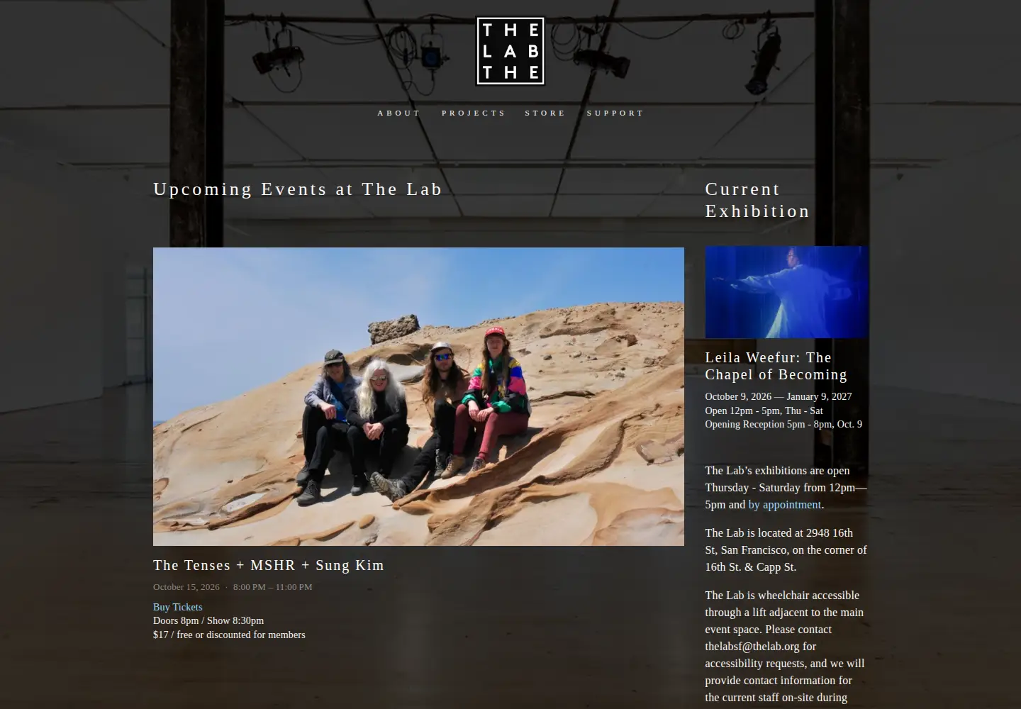 Screenshot of thelab.org