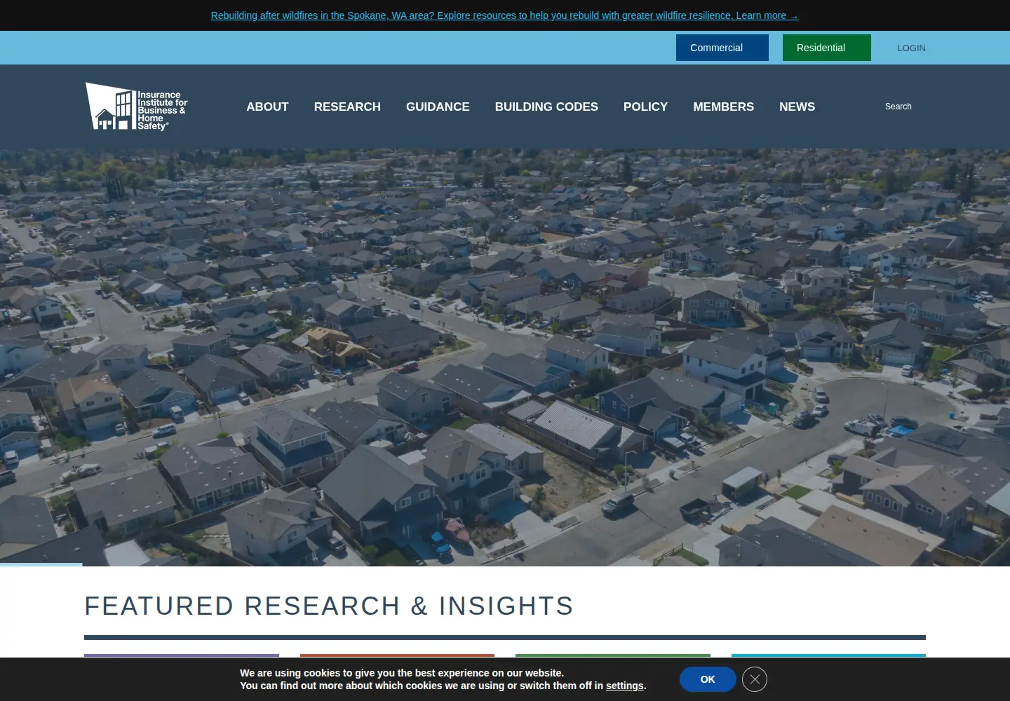 Screenshot of ibhs.org
