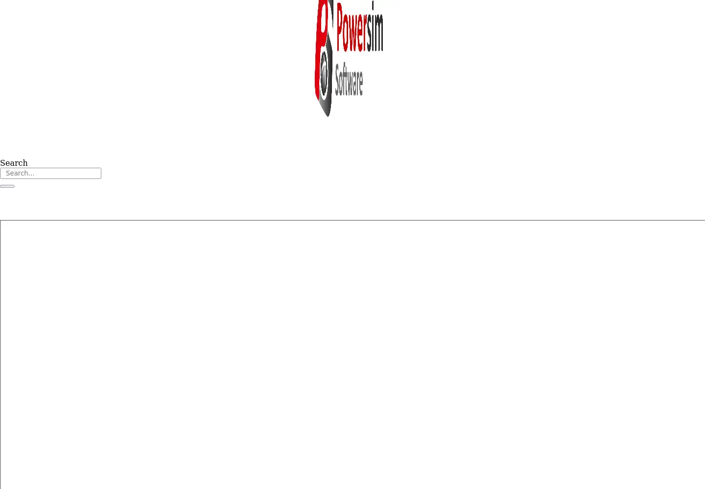 Screenshot of powersim.com