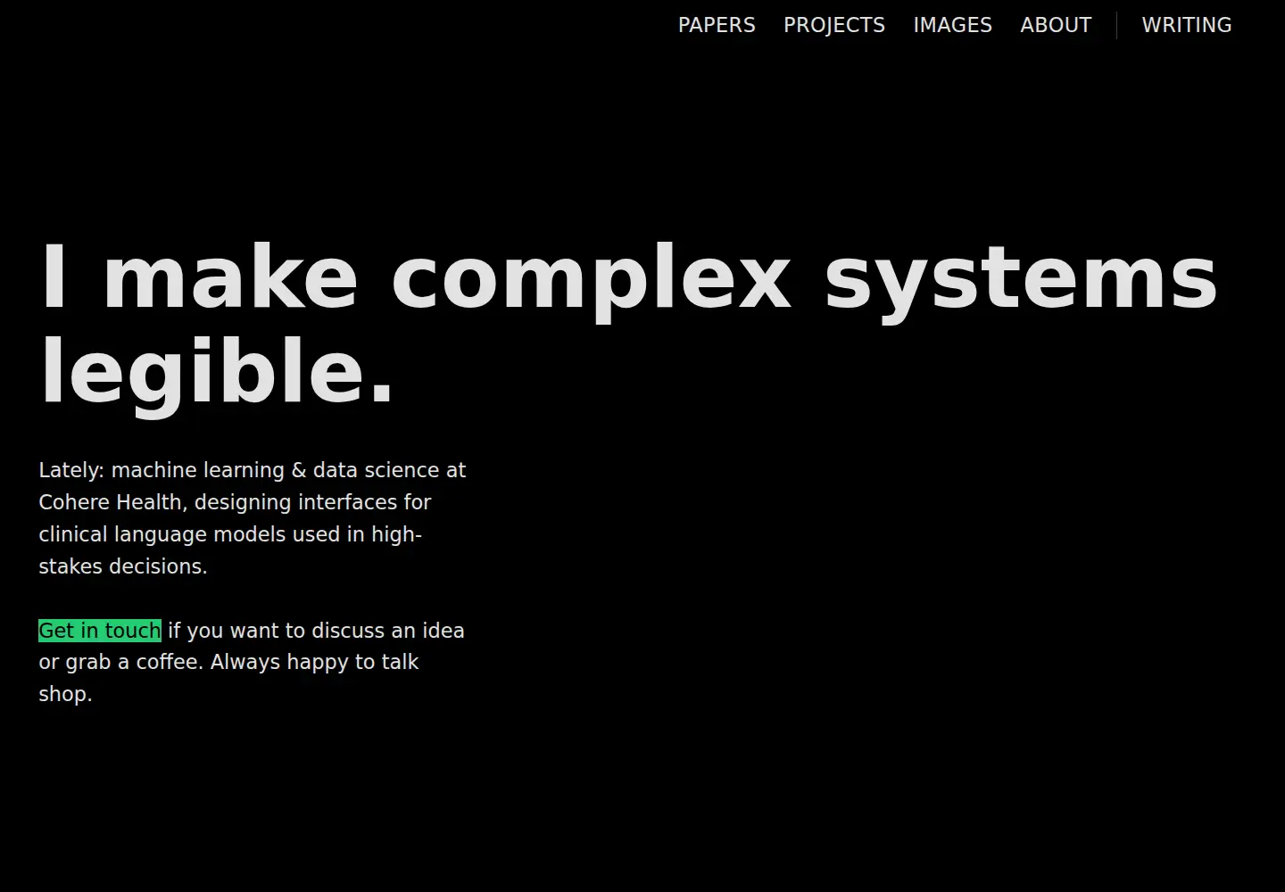 Screenshot of jaan.io