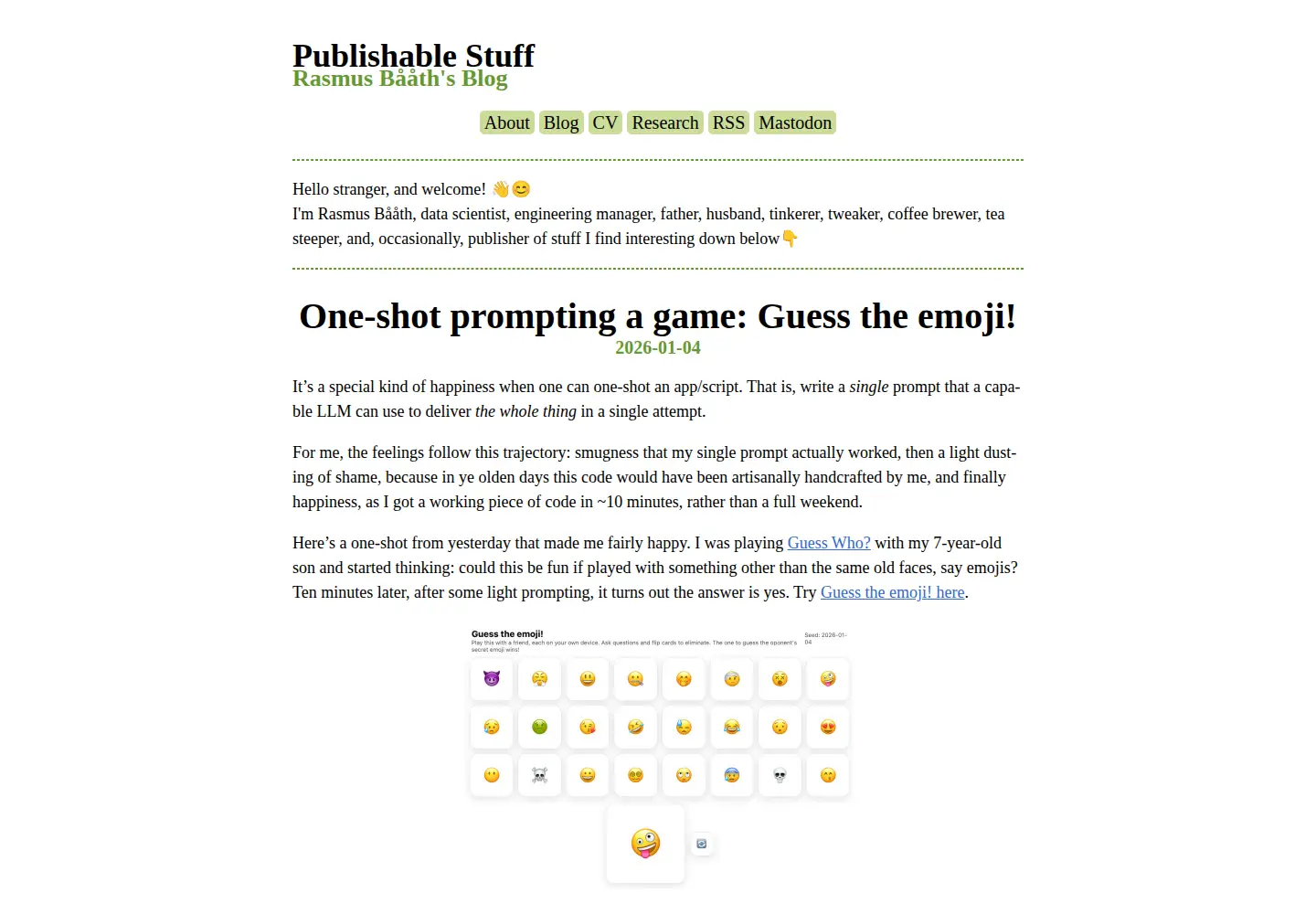 Screenshot of sumsar.net