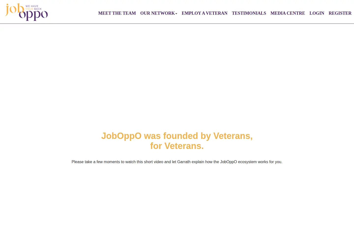 Screenshot of joboppo.co.uk