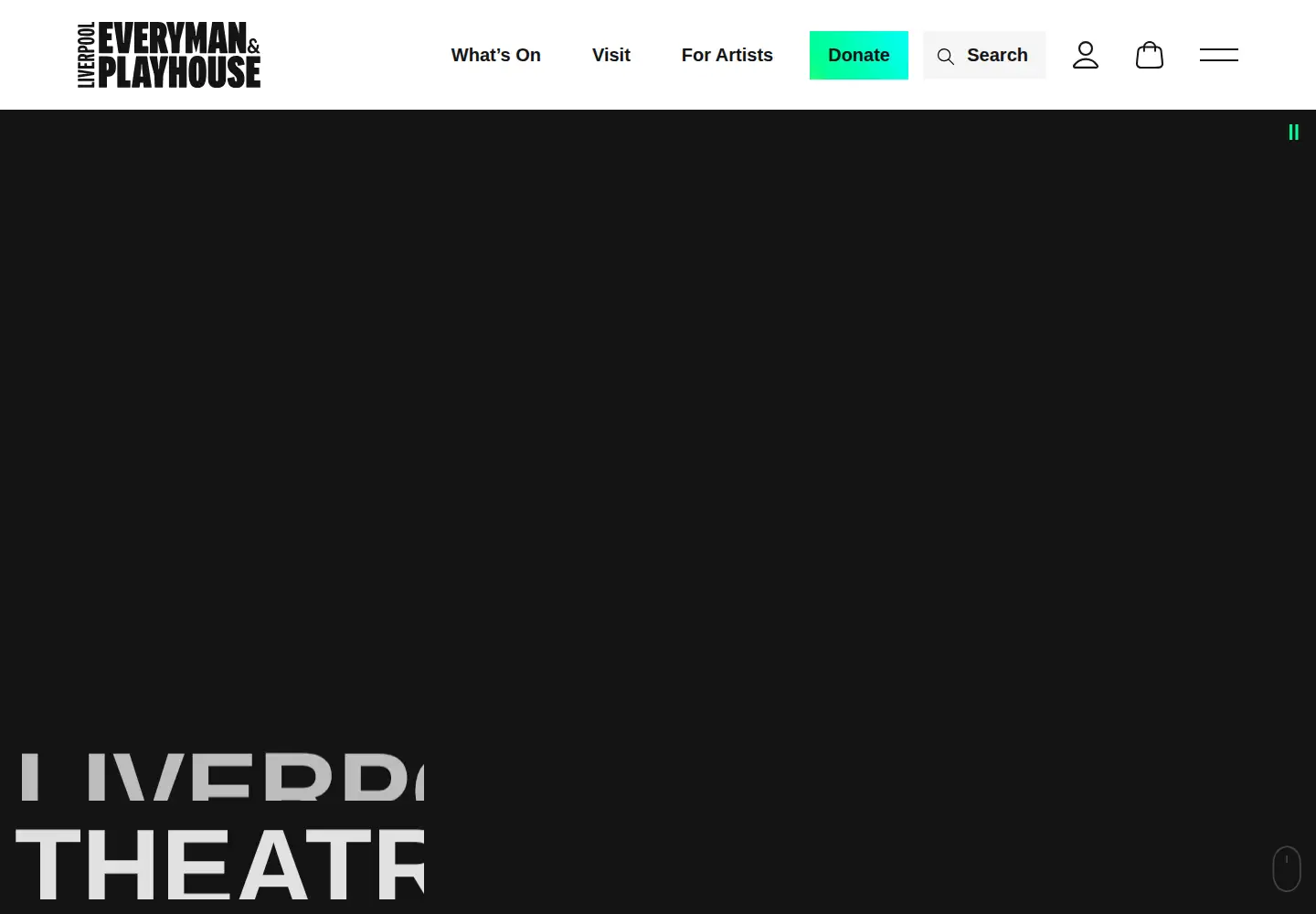 Screenshot of everymanplayhouse.com