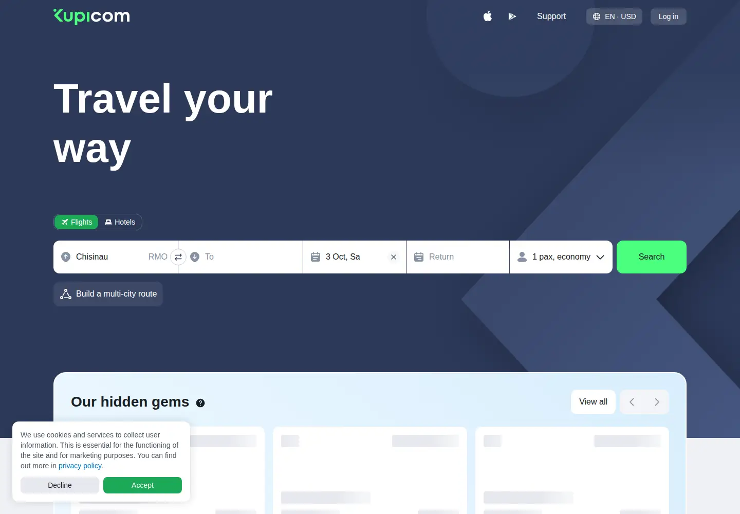 Screenshot of kupi.com