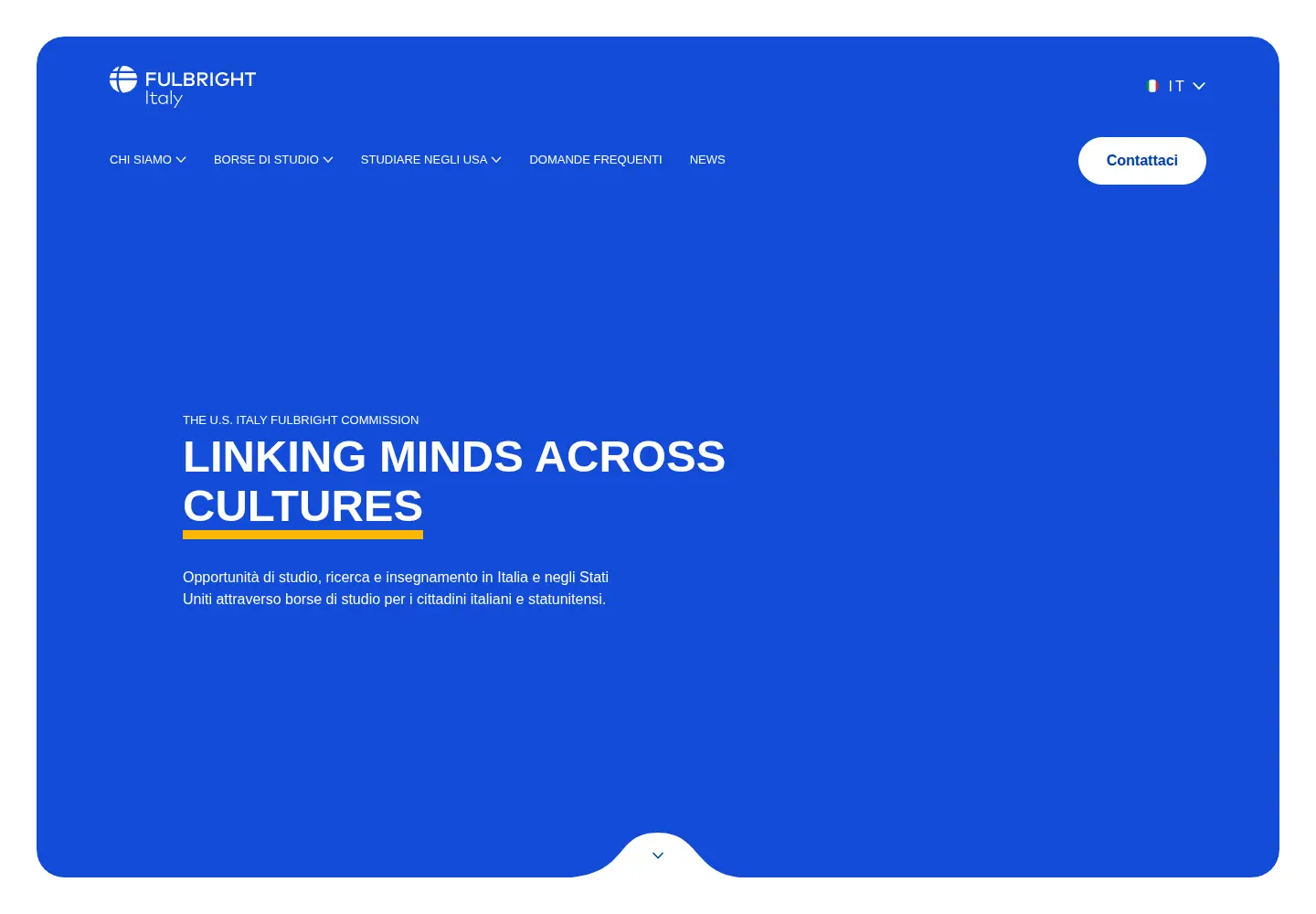 Screenshot of fulbright.it