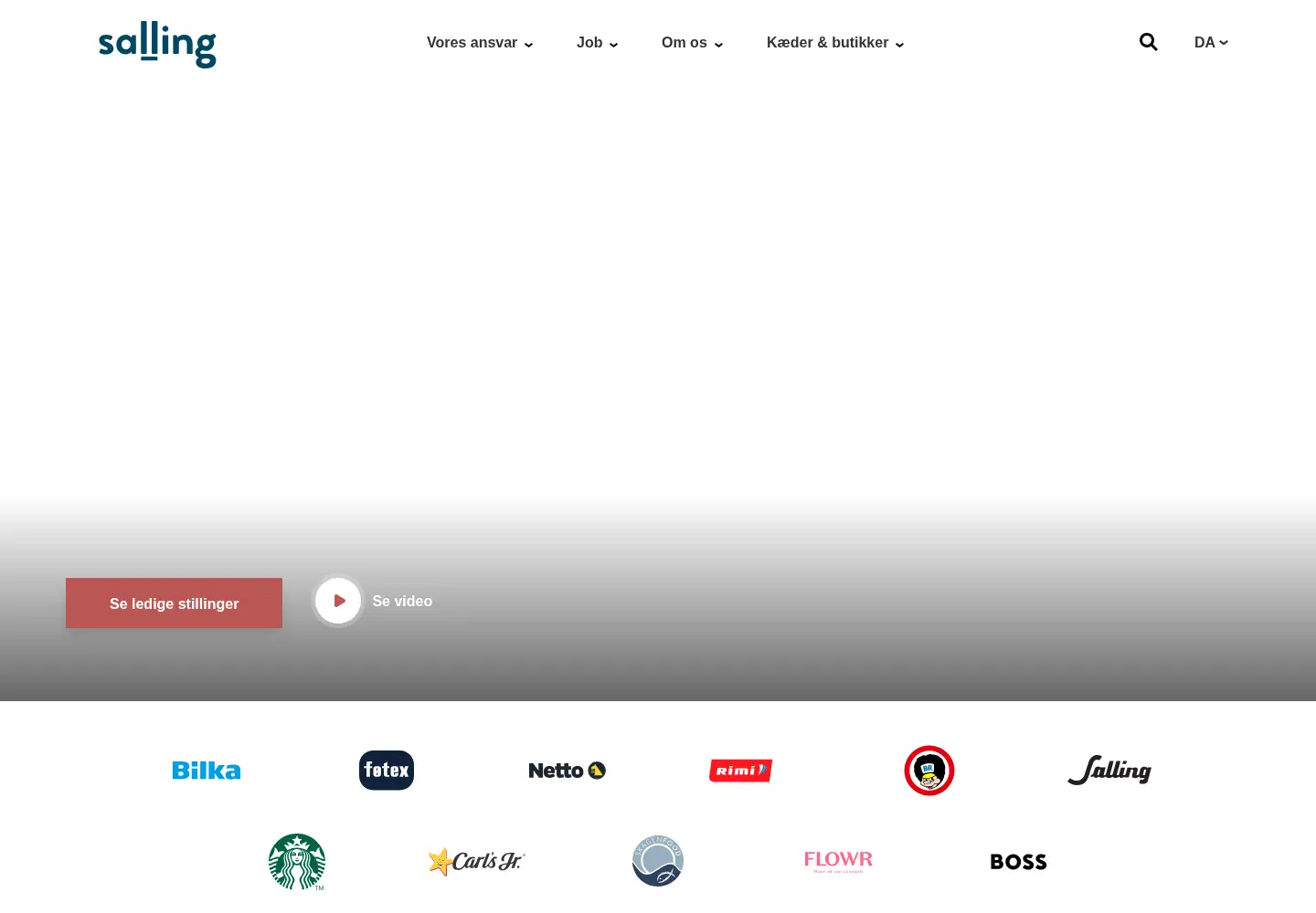 Screenshot of sallinggroup.com