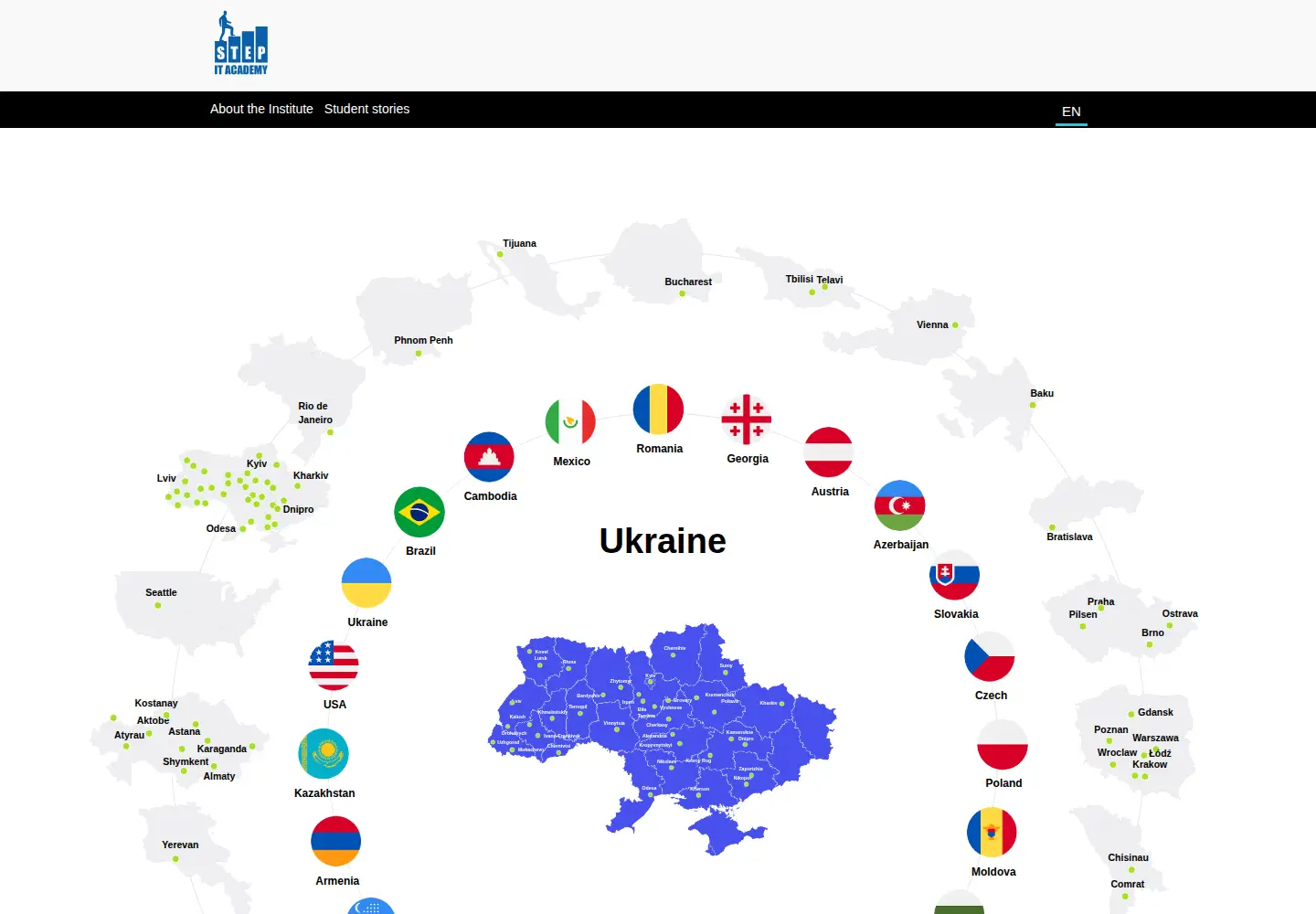 Screenshot of itstep.org