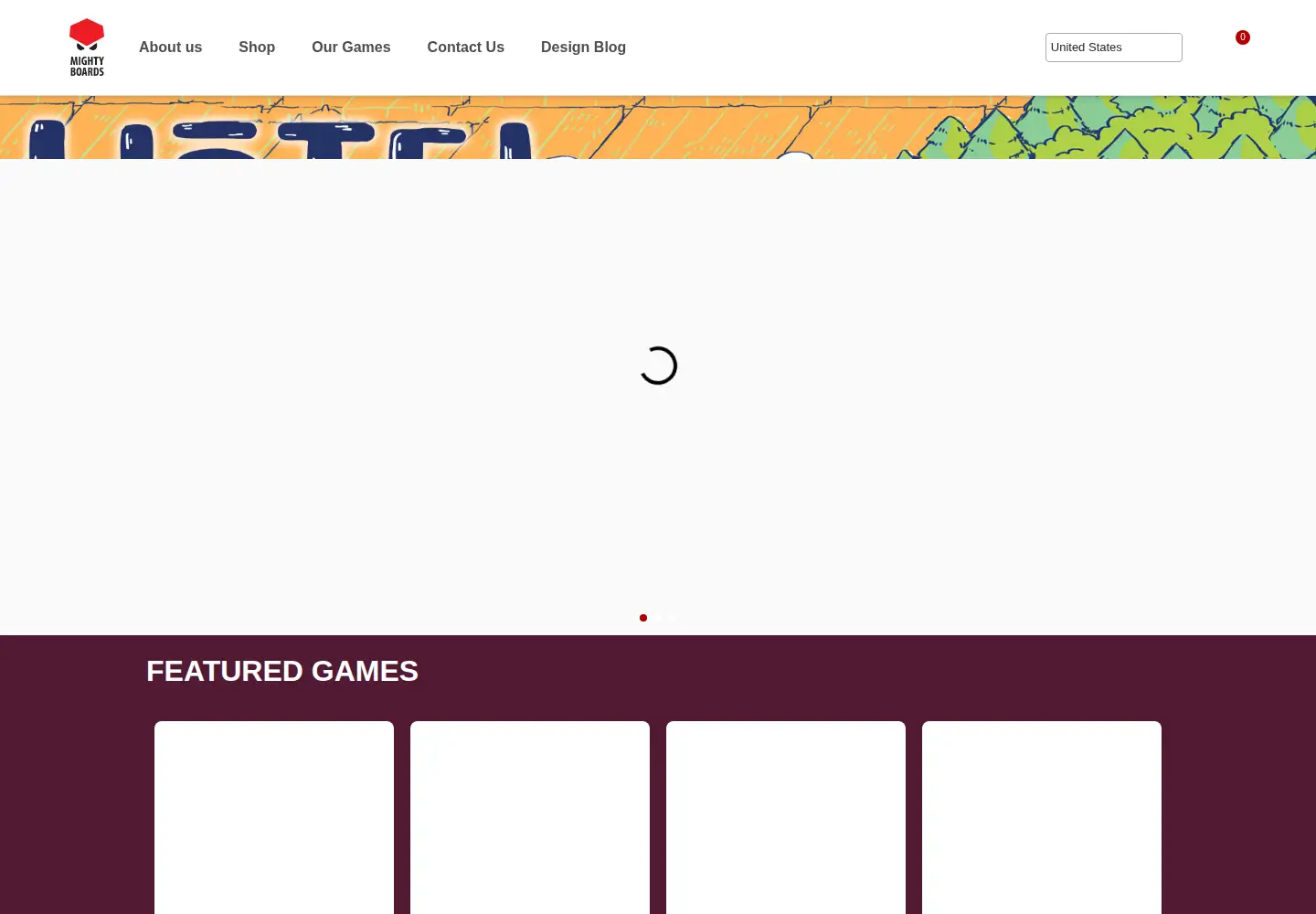 Screenshot of mighty-boards.com