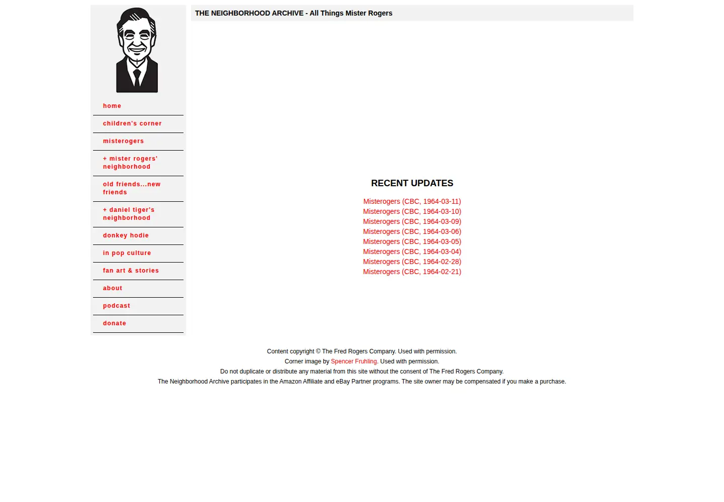 Screenshot of neighborhoodarchive.com