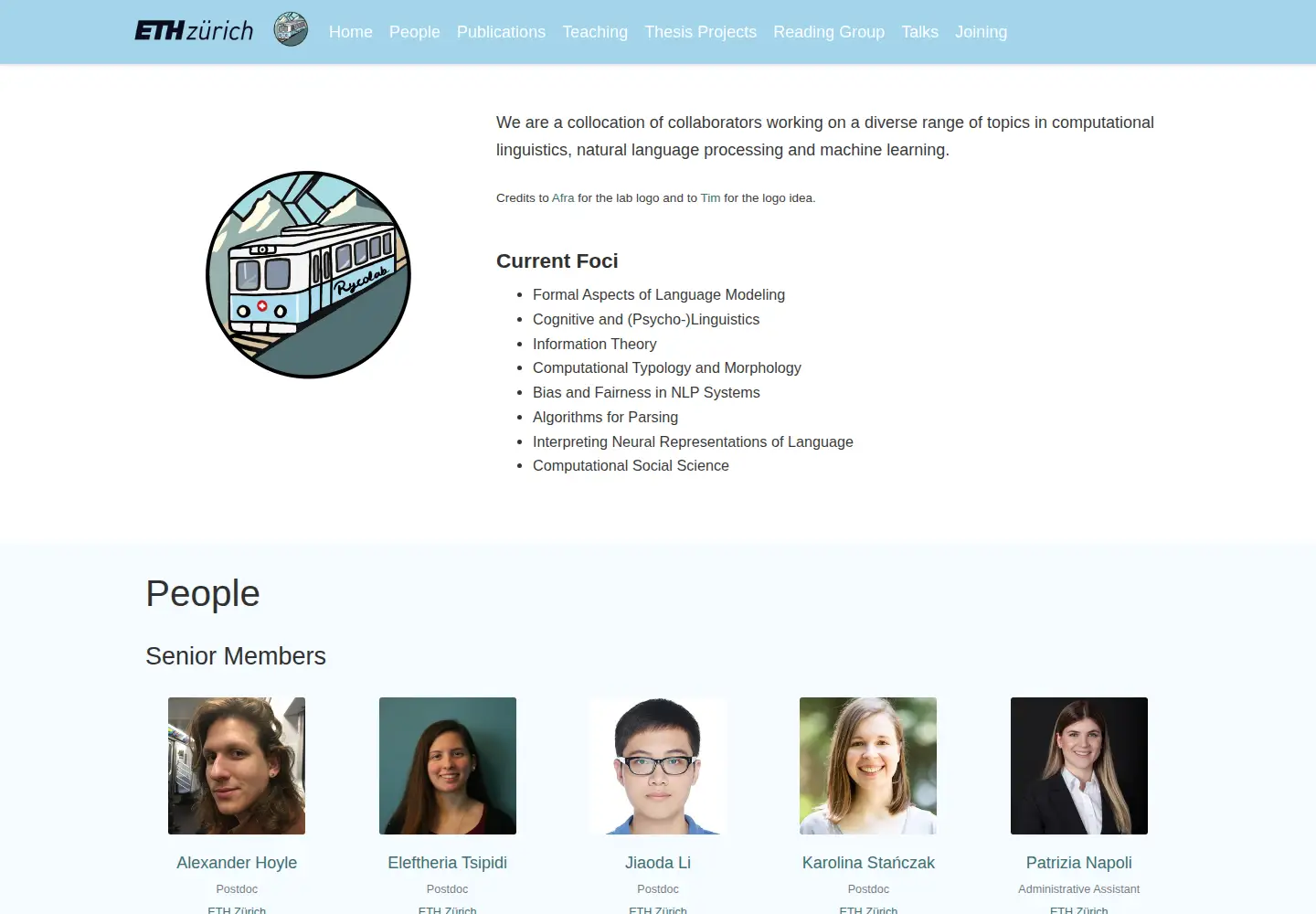 Screenshot of rycolab.io