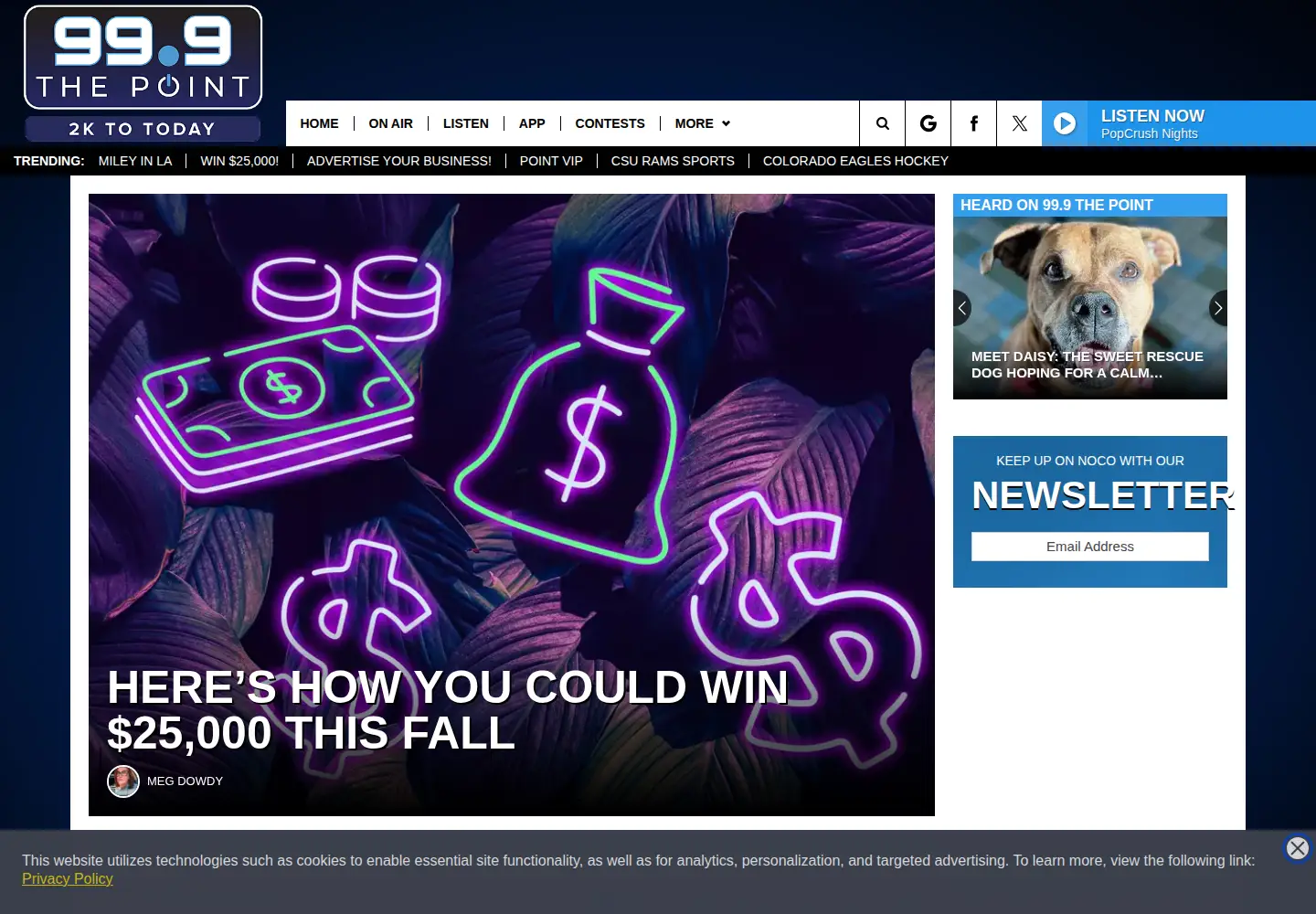 Screenshot of 999thepoint.com