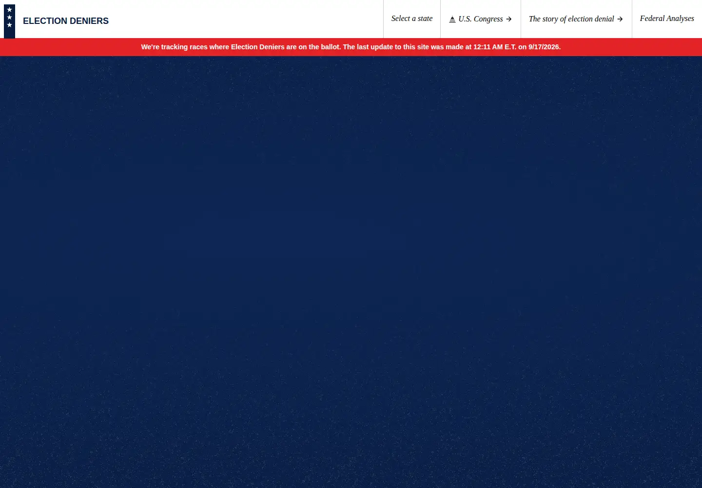Screenshot of electiondeniers.org