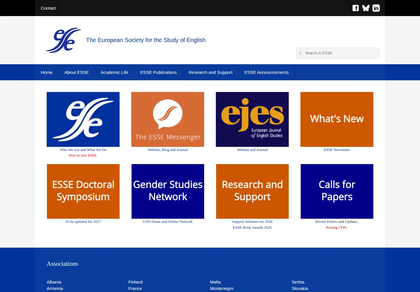 Screenshot of essenglish.org