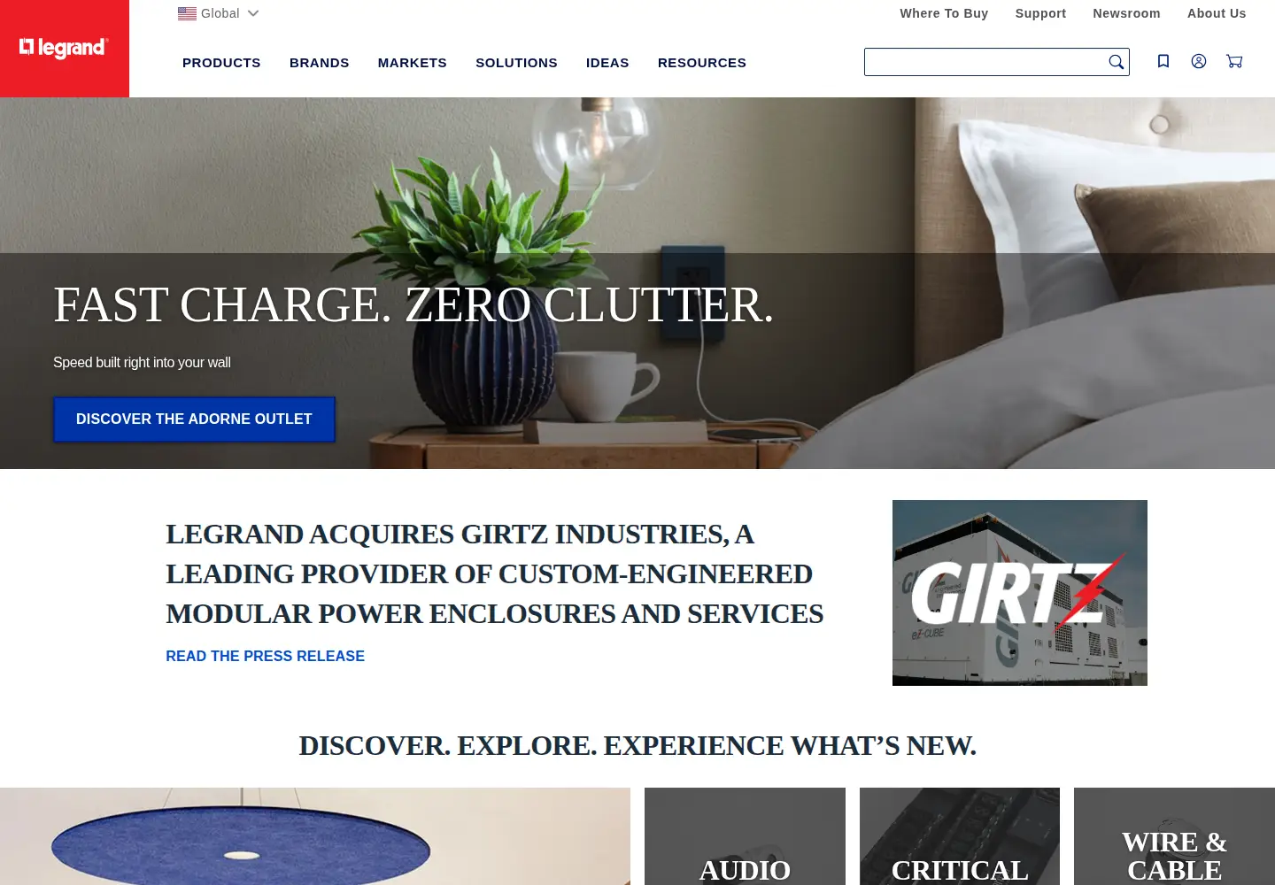 Screenshot of legrand.us