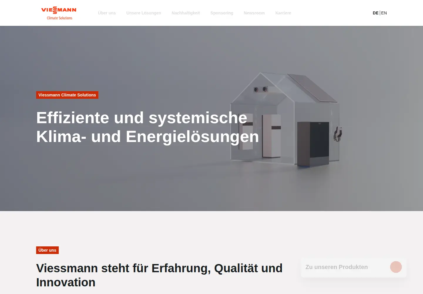 Screenshot of viessmann-climatesolutions.com