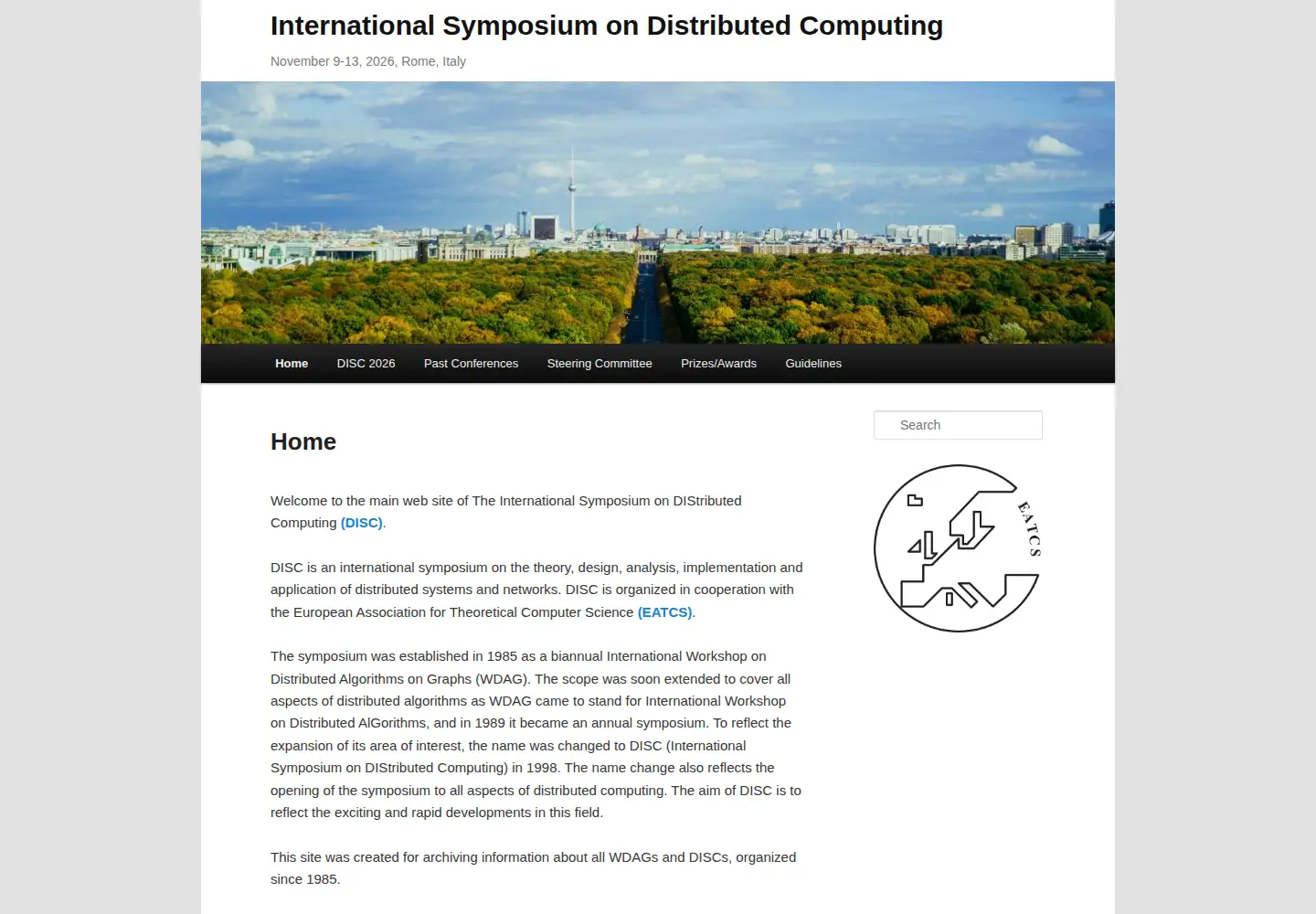 Screenshot of disc-conference.org
