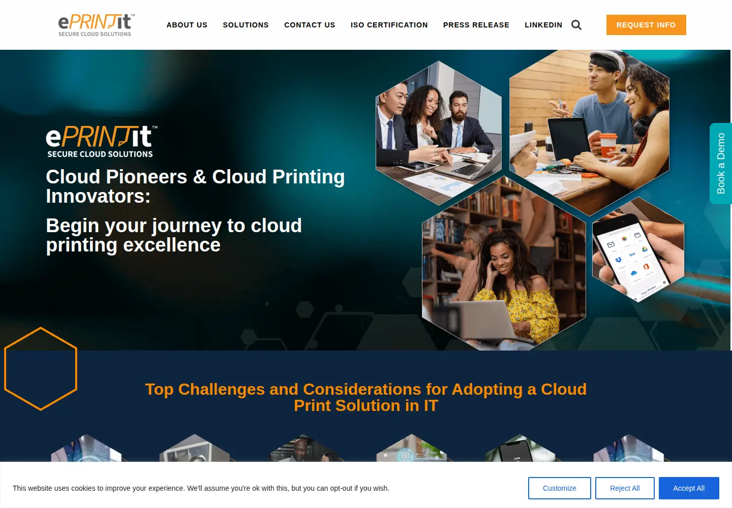 Screenshot of eprintit.com