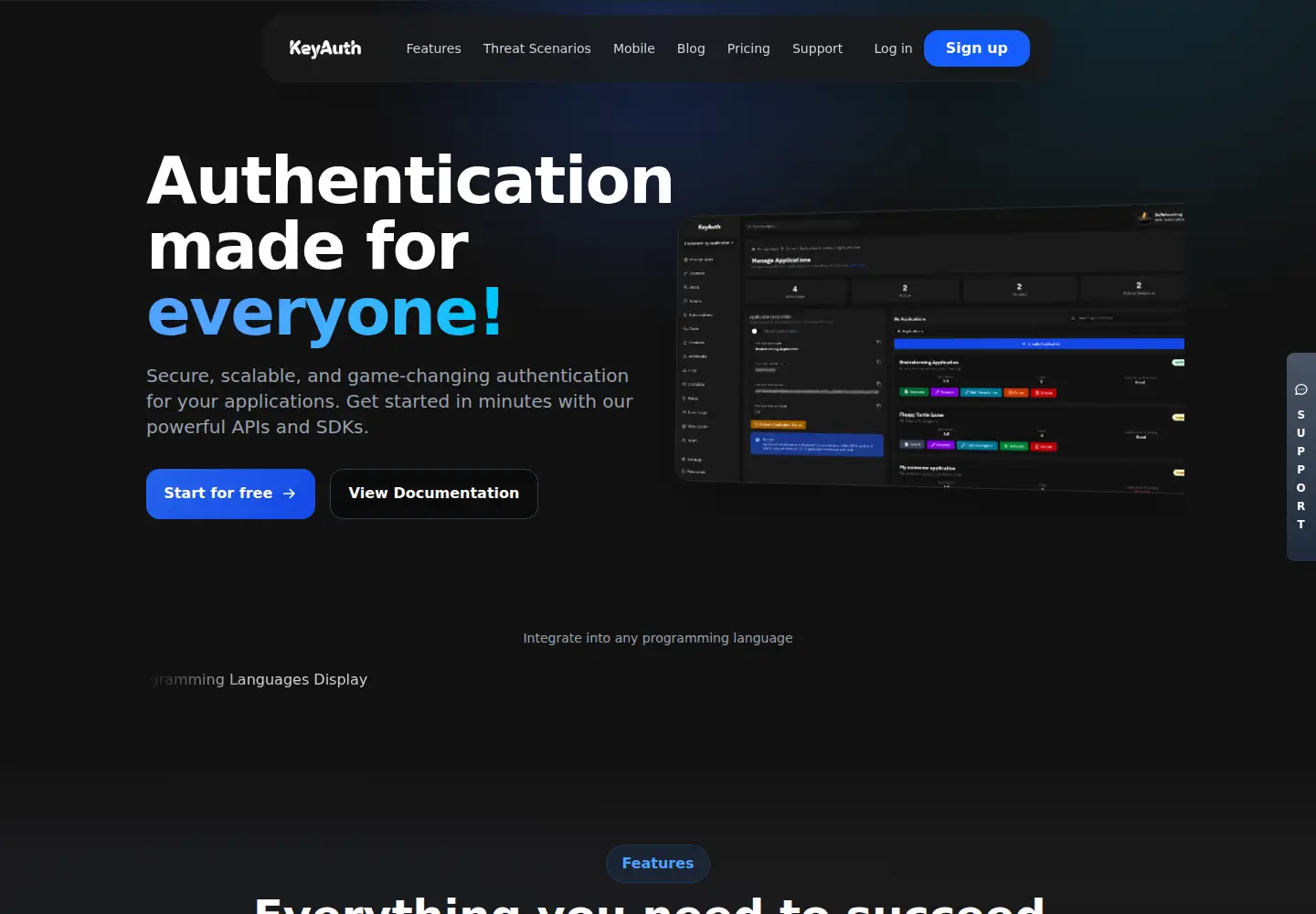Screenshot of keyauth.cc