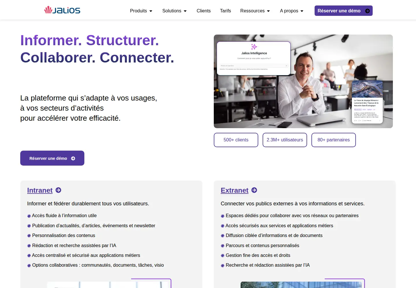 Screenshot of jalios.com