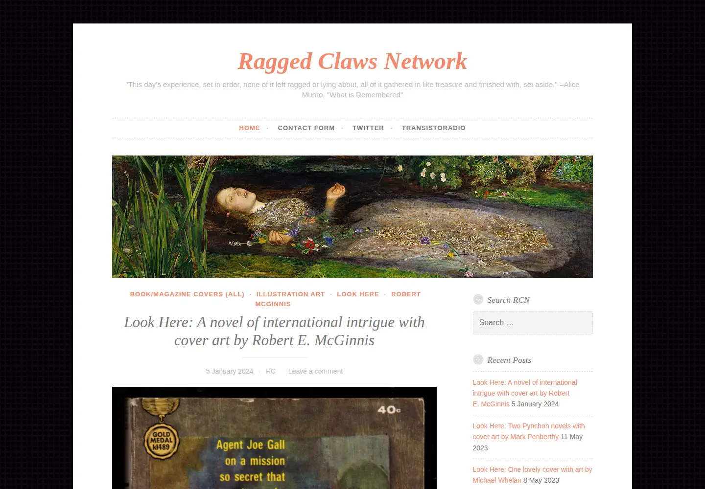 Screenshot of raggedclaws.com