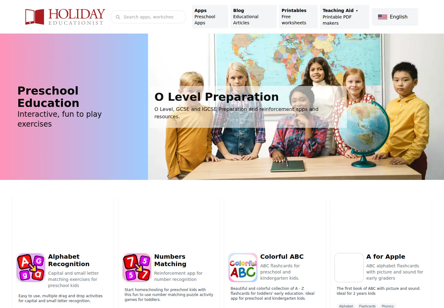Screenshot of holidayeducationist.com