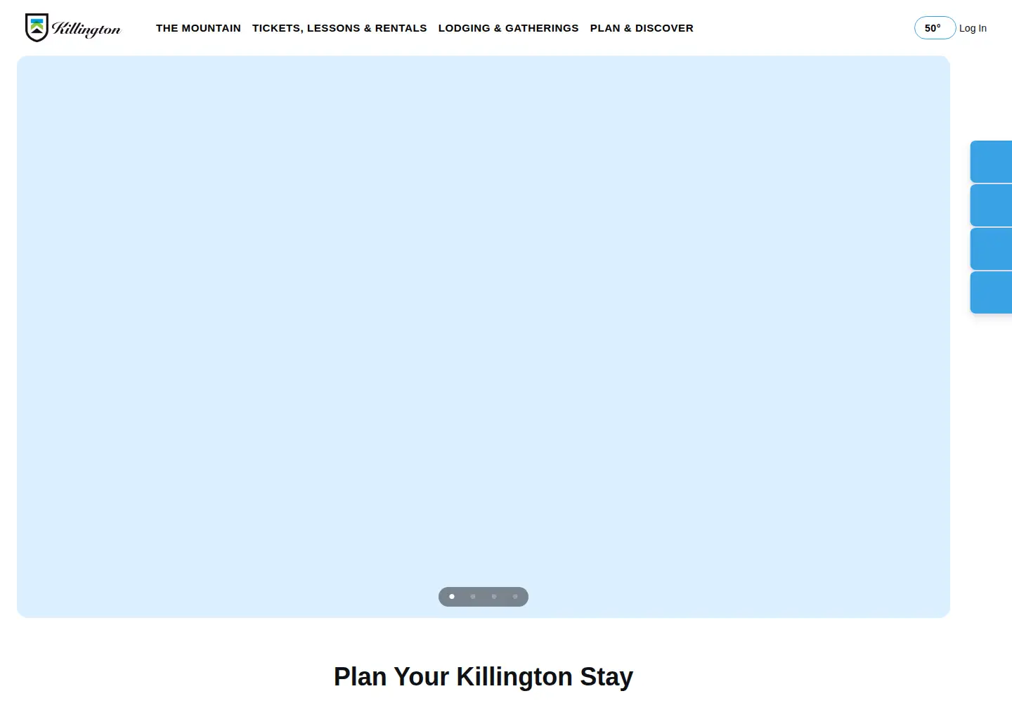 Screenshot of killington.com