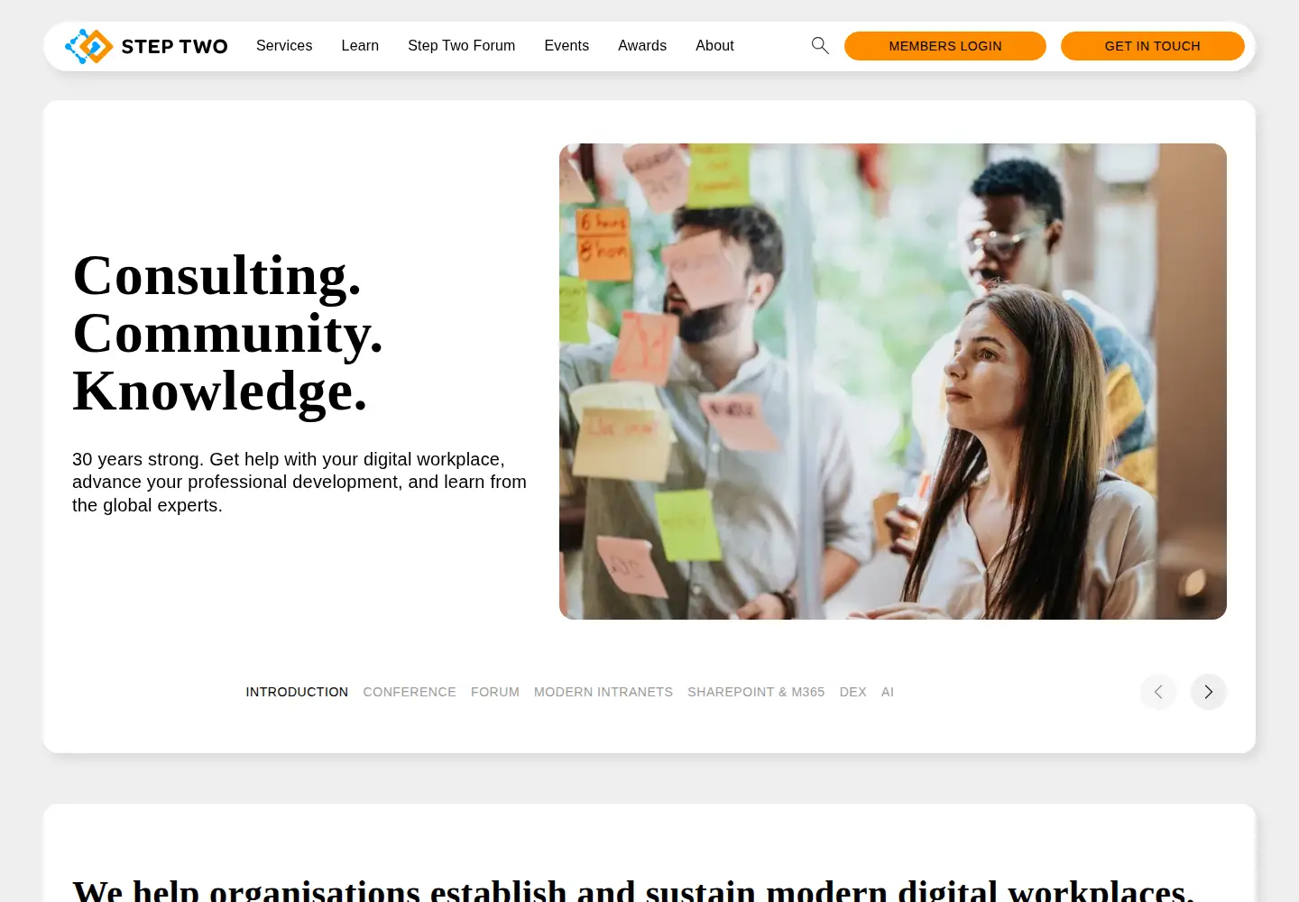 Screenshot of steptwo.com.au