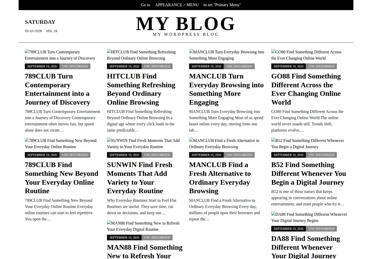 Screenshot of benmcbean.co.uk