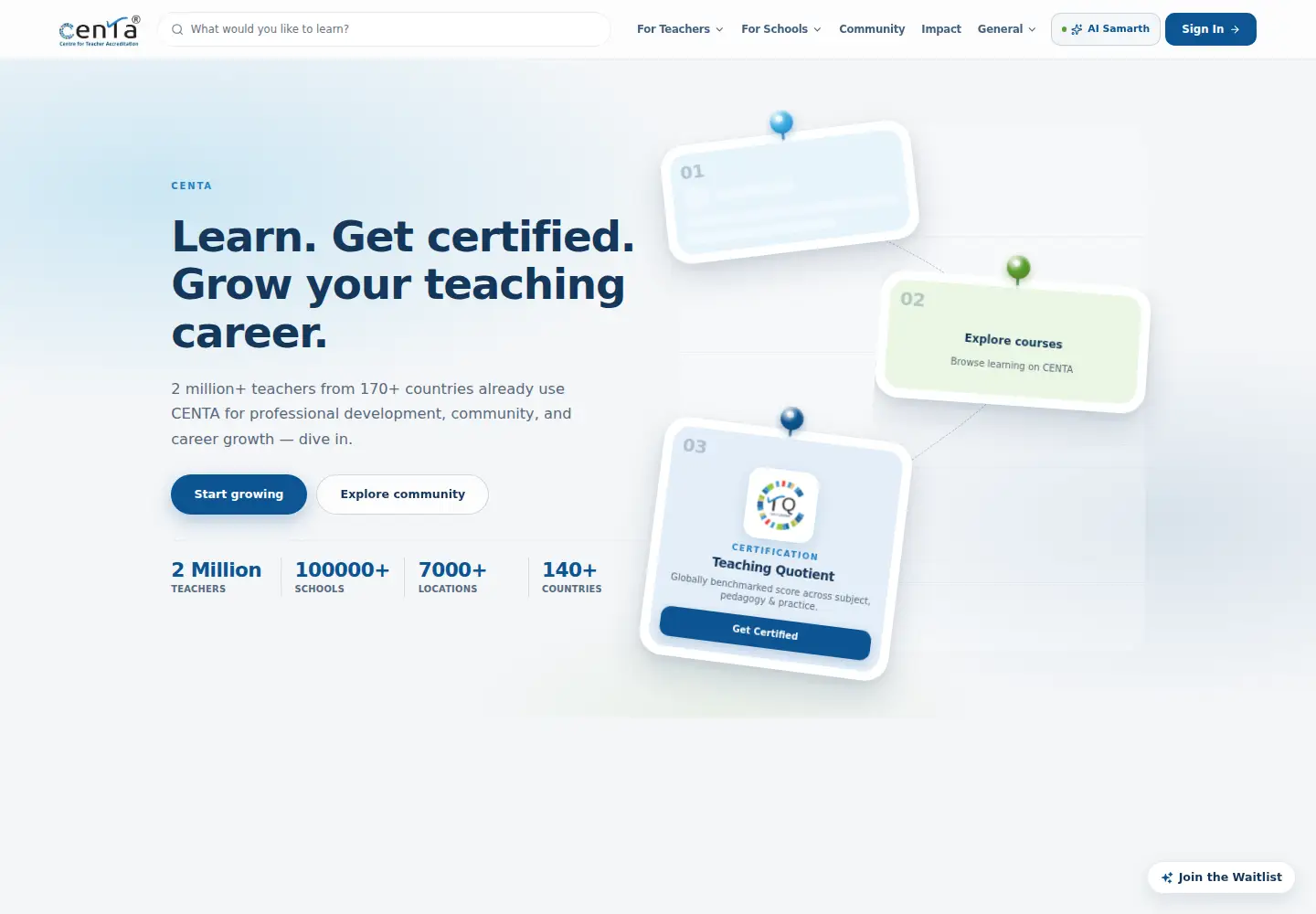 Screenshot of centa.org