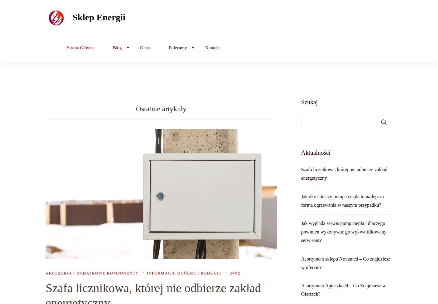 Screenshot of sklepenergii.pl
