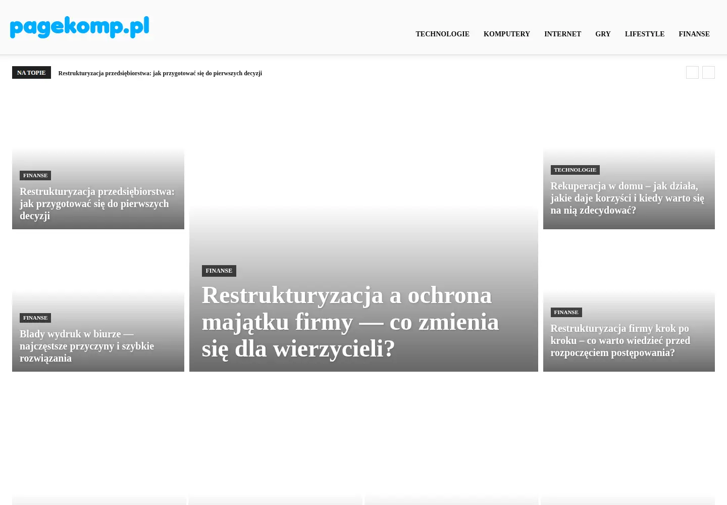 Screenshot of pagekomp.pl