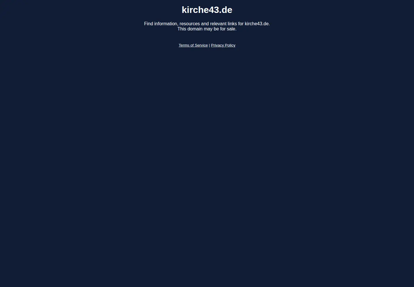 Screenshot of kirche43.de