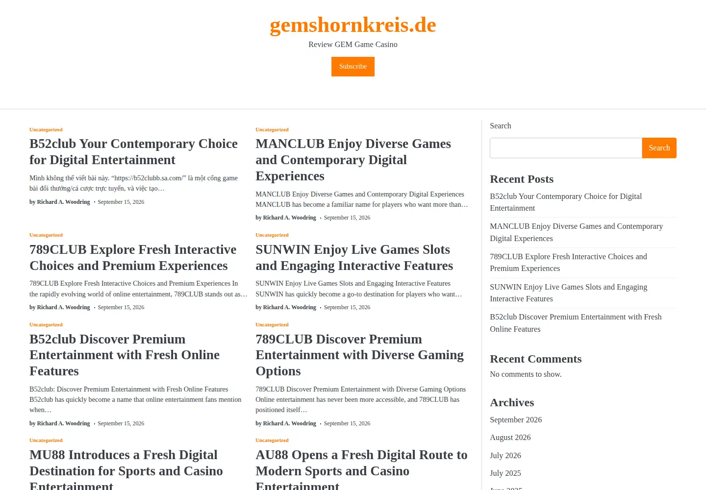 Screenshot of gemshornkreis.de