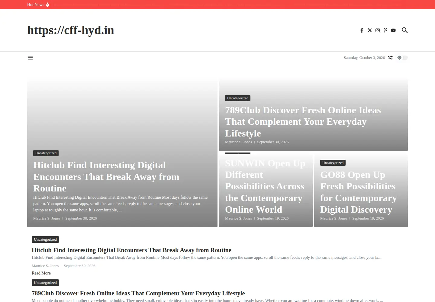 Screenshot of cff-hyd.in