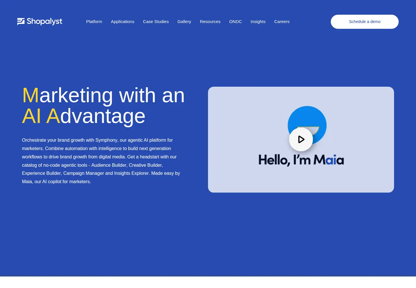 Screenshot of shopalyst.com
